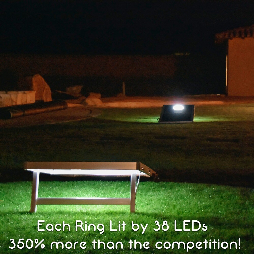 GoSports Regulation Size LED Light-up Cornhole Set