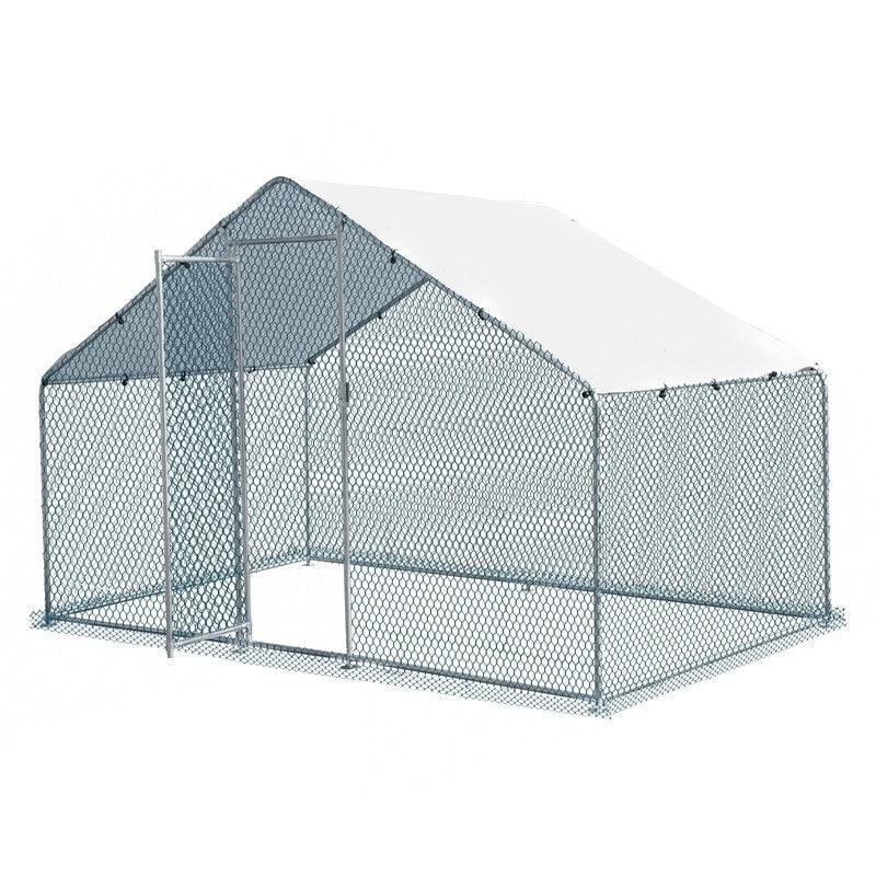 Large Metal Chicken Coop Walk-in Poultry Cage