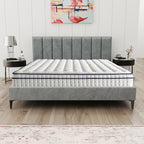 Assembled in USA - 12 Diamond Hybrid Mattress Pocket Coil and Cool Gel Memory Foam