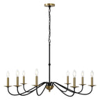 34.75 6-Light Iron LED Chandelier, by JONATHAN Y