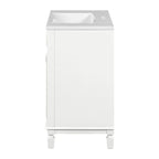 36'' Modern Bathroom Vanity with Top Sink and Mirror Cabinet,2 Doors and 2 Drawers