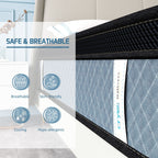 8 Cooling Medium Hybrid Memory Foam Mattress In a Box