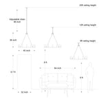 Acroma 12-light Farmhouse 40In Wagon Wheel Chandelier with UL - 40'' D x 138'' H