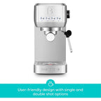 Casabrews 3700E 20 Bar Professional Espresso Machine with Milk Frother - N/A