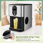 Costway 56 lbs/24 H Pepple Chewable Countertop Ice Maker with - See Details