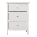 Daniel 3-drawer Transitional Wooden Nightstand