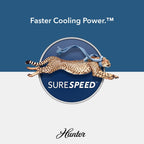 Hunter 52 Skyflow Outdoor Ceiling Fan w/ LED Light Kit, Wall Control - Coastal Modern Contemporary - WeatherMax - WET-RATED!