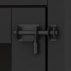 Large Corner Dog Crate Furniture for 2 Dogs, L Shape Dog Crate Cage - 58.7X41.1