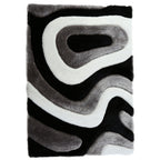 Mateos Shag Abstract Designed Area Rug