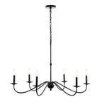 34.75 6-Light Iron LED Chandelier, by JONATHAN Y