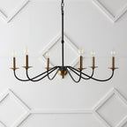 34.75 6-Light Iron LED Chandelier, by JONATHAN Y