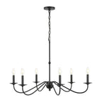 34.75 6-Light Iron LED Chandelier, by JONATHAN Y